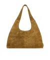 Gimaguas Mini Maria Suede Tote Bag In Brown