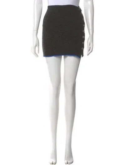 Pre-owned Gimaguas Mini Skirt In Blue