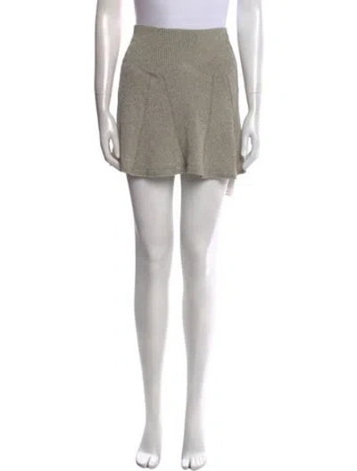 Pre-owned Gimaguas Mini Skirt In Blue