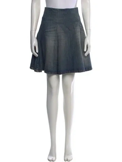 Pre-owned Gimaguas Mini Skirt In Blue