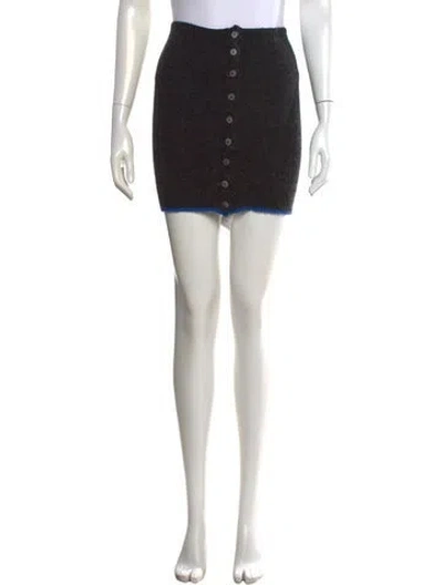 Pre-owned Gimaguas Mini Skirt In Brown