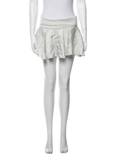 Pre-owned Gimaguas Mini Skirt W/ Tags In Silver