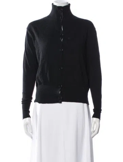 Pre-owned Gimaguas Mock Neck Sweater In Black