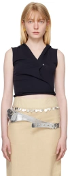 Gimaguas Navy Cati Tank Top In Navy
