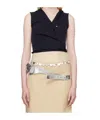 Gimaguas Navy Cati Tank Top In Black