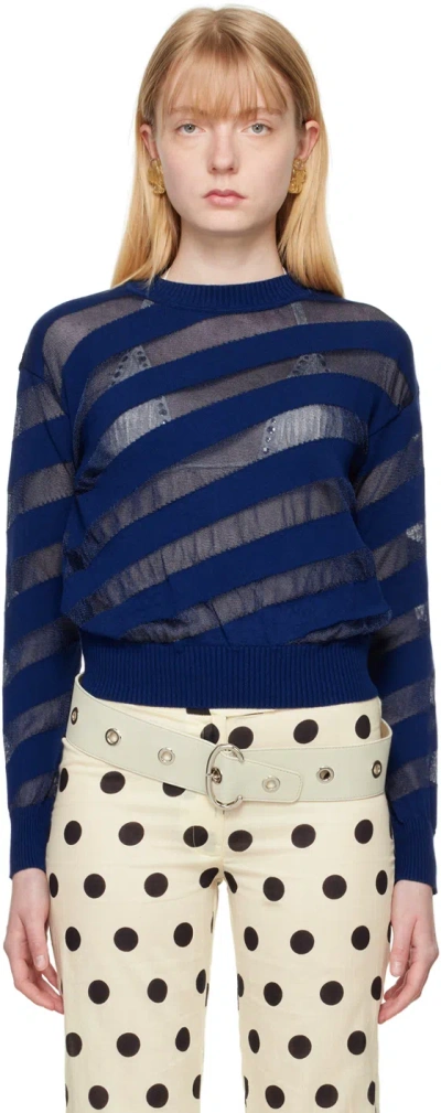 Gimaguas Navy Zebara Sweater