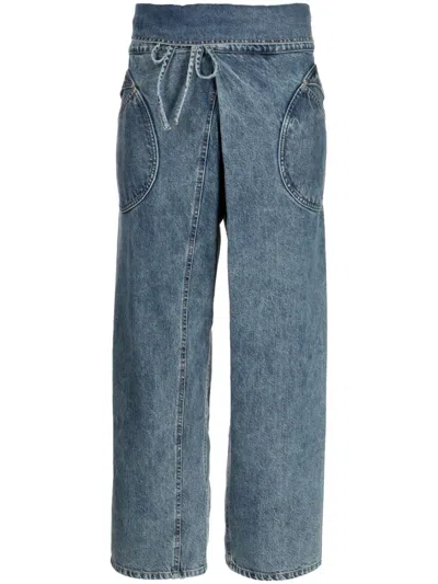 Gimaguas Oahu Drop-crotch Jeans In Blue