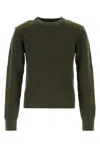 Gimaguas Olive Green Wool And Acrylic Larry Sweater In Green
