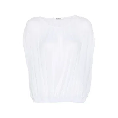 Gimaguas Oni Gathered Top In White