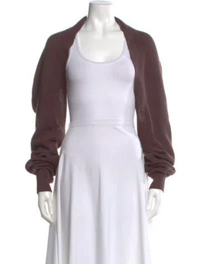 Pre-owned Gimaguas Open Front Sweater In Black