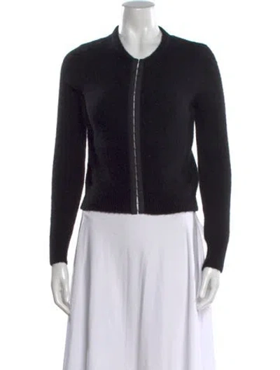 Pre-owned Gimaguas Open Front Sweater In Black