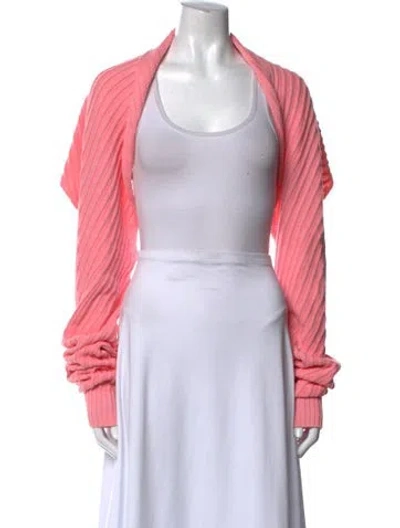 Pre-owned Gimaguas Open Front Sweater W/ Tags In Pink