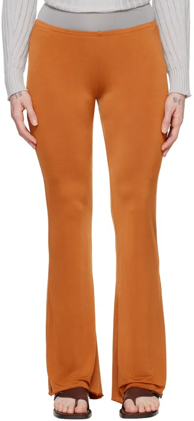 Gimaguas Orange Olimpia Lounge Pants In Bronze