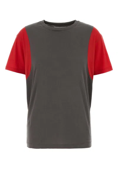 Gimaguas Organic Cotton Draped Sleeve T-shirt In Multi