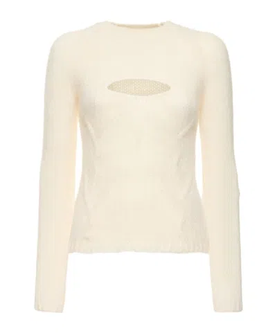 Gimaguas Ori Cutout Alpaca Blend Sweater In Neutral