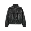 Gimaguas Zip-up Smocked Jacket In Black