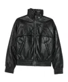 Gimaguas Zip-up Smocked Jacket In Black