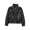 Gimaguas Zip-up Smocked Jacket In Black