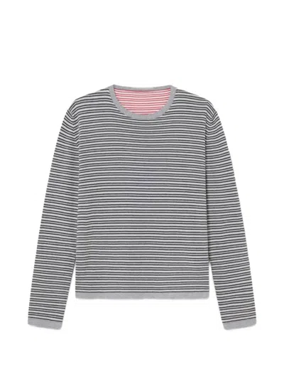 Gimaguas Pablo Striped Sweater In Gray