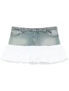 Gimaguas Panelled Mini Skirt In Blue