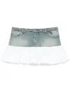 Gimaguas Panelled Mini Skirt In Blue