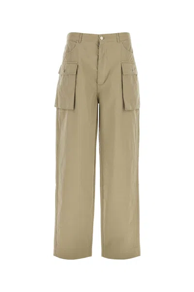 Gimaguas Khaki Cotton Giaco Cargo Pant In Brown