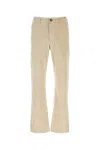 Gimaguas Velvet Rene Trousers Pockets Belt Loops In Brown