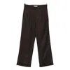 Gimaguas Pleated Tailored Trousers In Brown