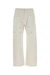 Gimaguas Pantalone Jacob In Cotone Gesso Uomo In White