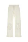 Gimaguas Ivory Linen Blend Gima Pant In White