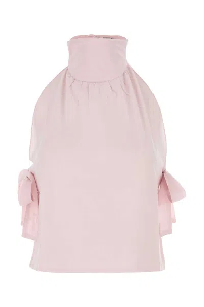 Gimaguas Pastel Pink Cotton Reta Top