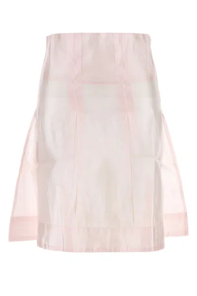 Gimaguas Silk Camilla Skirt In Pastel In Pink