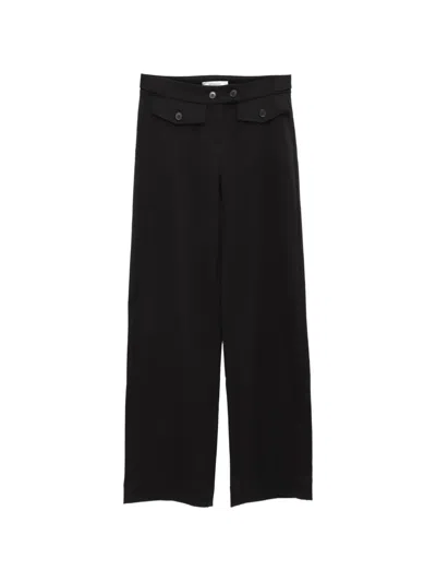 Gimaguas Pili Mid-rise Trousers In Black