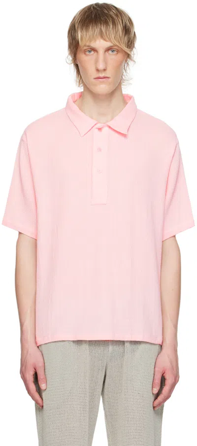 Gimaguas Enzo 棉polo衫 In Pink