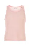 Gimaguas Pink Mesh Mateo Tank Top In Pink