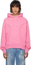 GIMAGUAS PINK WAVE HOODIE