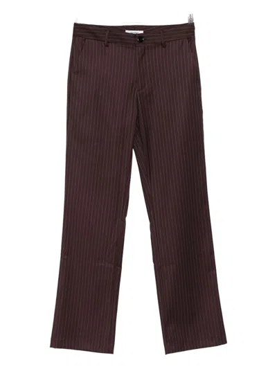 Gimaguas Pinstripe Trousers In Brown