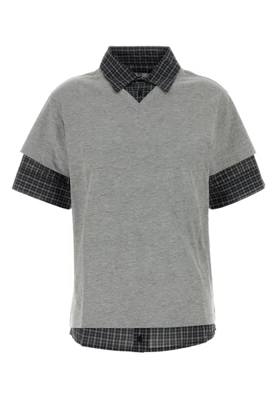 Gimaguas Grey Cotton And Polyester Mauri Polo Shirt In Gray