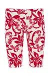 Gimaguas Printed Cotton Lulu Leggings In Printred