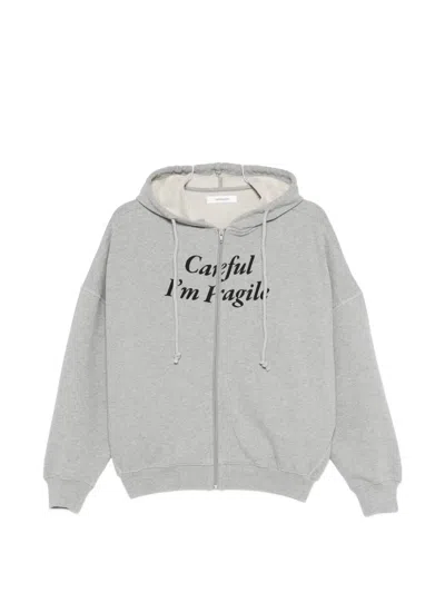 Gimaguas Printed Hoodie In Gray