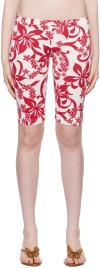 GIMAGUAS RED & WHITE LULU SHORTS