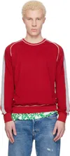 Gimaguas Killian Contrast-panel T-shirt In Red