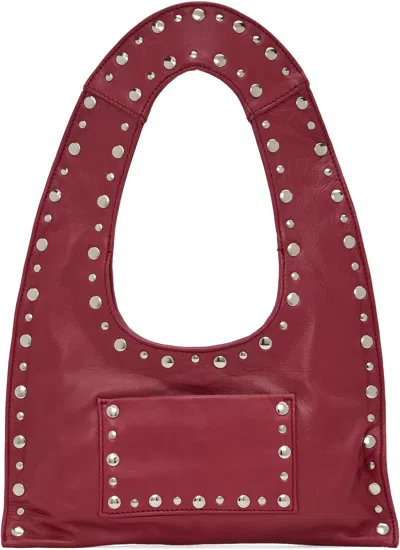 Gimaguas Red Mini Franca Bag In Burgundy