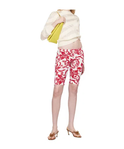 GIMAGUAS RED  WHITE LULU SHORTS