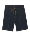 Gimaguas Relaxed Fit Drawstring Shorts In Black