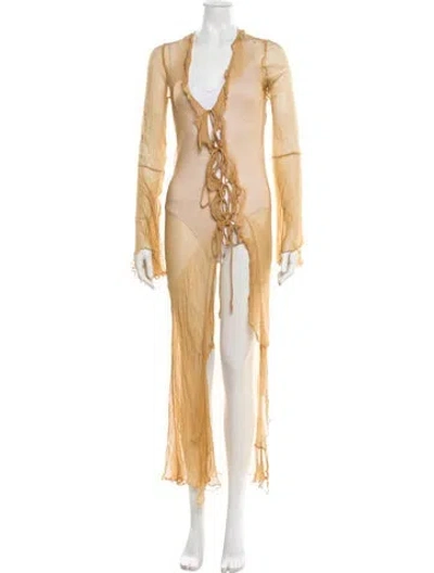 Pre-owned Gimaguas Robe In Neutral