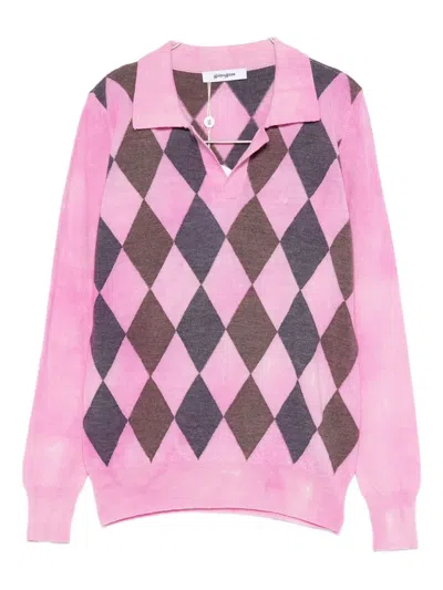 GIMAGUAS RORY ARGYLE-PATTERN SWEATER