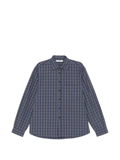 Gimaguas Ruben Check-pattern Shirt In Blue