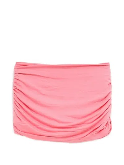 Gimaguas Ruching Daria Skirt In Pink