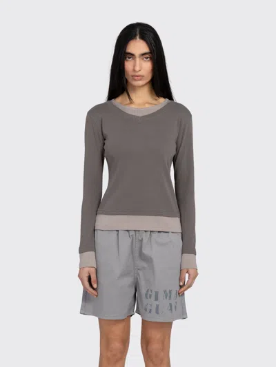 Gimaguas Layered Long-sleeve T-shirt In Gray